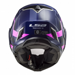 CASCO ABATIBLE LS2 VALIANT II VELUM AZL MATE/ROS FLUO FF900