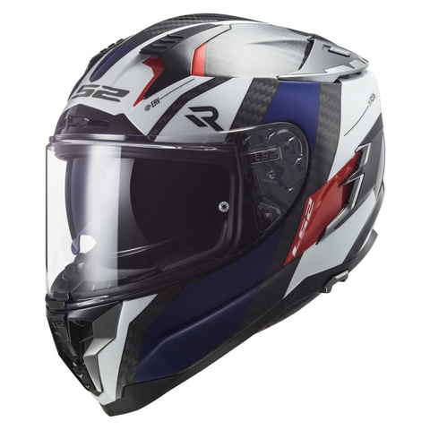 CASCO CERRADO LS2 CHALLENGER CT2 ALLOY BCO/AZL/ROJ FF327