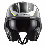 CASCO ABATIBLE LS2 VALIANT II CODEX BCO/NGO FF900