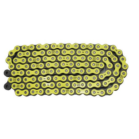 CADENA 525KRO -124 O RING AMARILLO FLUO RK