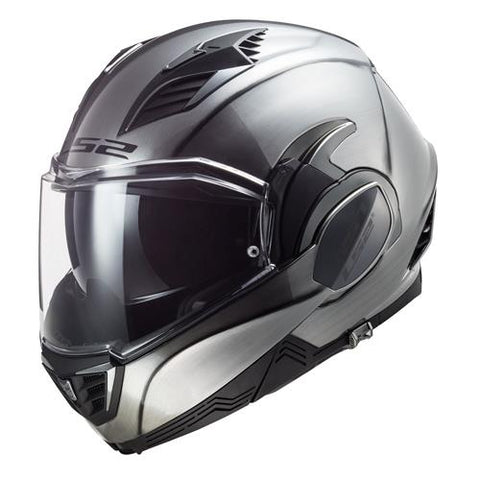 CASCO ABATIBLE LS2 VALIANT II JEANS TITANIUM FF900