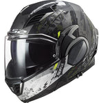 CASCO ABATIBLE LS2 VALIANT II GRIPPER TITANIUM MATE FF900