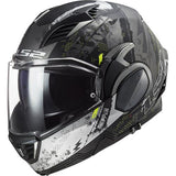 CASCO ABATIBLE LS2 VALIANT II GRIPPER TITANIUM MATE FF900
