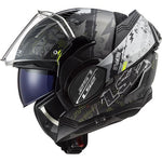 CASCO ABATIBLE LS2 VALIANT II GRIPPER TITANIUM MATE FF900