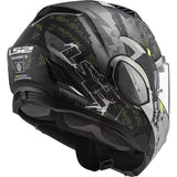 CASCO ABATIBLE LS2 VALIANT II GRIPPER TITANIUM MATE FF900
