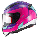 CASCO CERRADO LS2 RAPID GRAPHIC ROS/MOR FF353