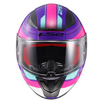 CASCO CERRADO LS2 RAPID GRAPHIC ROS/MOR FF353