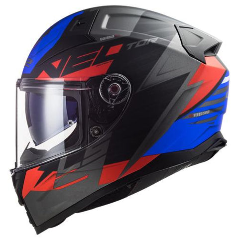 CASCO CERRADO LS2 VECTOR II ABSOLUTE NGO/ROJ/AZL/MATE FF811