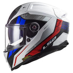 CASCO CERRADO LS2 VECTOR II STYLUS BCO/ROS FLUO FF811