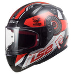 CASCO CERRADO LS2 RAPID STRATUS NGO/ROJ/PLA FF353