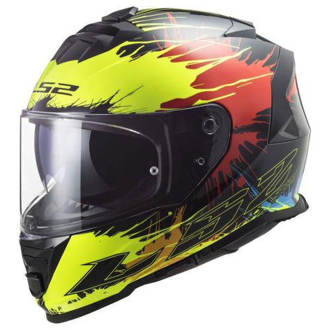 CASCO CERRADO LS2 STORM DROP NGO/AMA/ROJ FF800