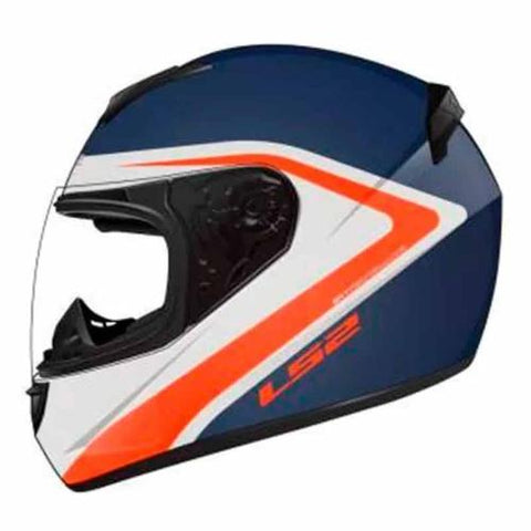CASCO CERRADO LS2 ROOKIE RADICAL AZL MARINO/NJA/MATE FF352