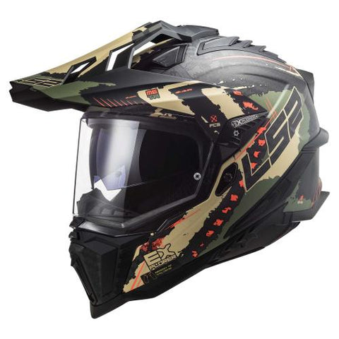 CASCO CROSS CITY LS2 EXPLORER EXTEND VDE MILITAR/MATE MX701 (FIBRA CARBON)
