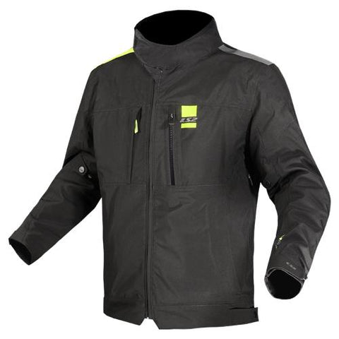 CHAMARRA DEPORTIVA LS2 NEGRO TITANIUM TEXTIL