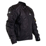 CHAMARRA DEPORTIVA R7 NEGRO R7-302 TEXTIL
