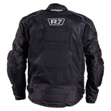 CHAMARRA DEPORTIVA R7 NEGRO R7-302 TEXTIL