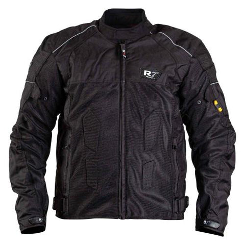 CHAMARRA DEPORTIVA R7 NEGRO R7-302 TEXTIL