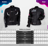CHAMARRA DEPORTIVA R7 NEGRO R7-302 TEXTIL