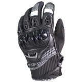 GUANTES VEL GRIS KOHL-204 TEXTIL/PIEL VENTILADO