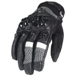 GUANTES VEL GRIS KOHL-204 TEXTIL/PIEL VENTILADO