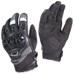 GUANTES VEL GRIS KOHL-204 TEXTIL/PIEL VENTILADO