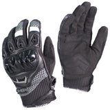 GUANTES VEL GRIS KOHL-204 TEXTIL/PIEL VENTILADO