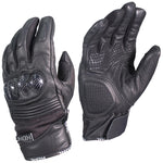 GUANTES VEL NEGRO KOHL-205 TEXTIL/PIEL VENTILADO