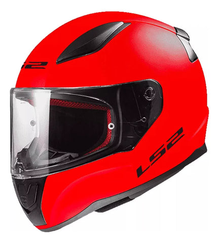 CASCO CERRADO LS2 RAPID SINGLE ROJO FF353