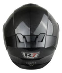CASCO ABATIBLE R7 RACING ALFA DOBLE MICA DOT GRIS
