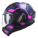 CASCO ABATIBLE LS2 VALIANT II VELUM AZL MATE/ROS FLUO FF900