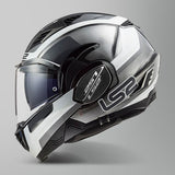 CASCO ABATIBLE LS2 VALIANT II ORBIT BCO/TITANIUM FF900