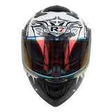 CASCO ABATIBLE R7 RACING ALFA DOBLE MICA DOT WIZARD
