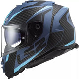 CASCO CERRADO LS2 STORM RACER AZUL MATE FF800