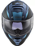 CASCO CERRADO LS2 STORM RACER AZUL MATE FF800