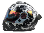 CASCO ABATIBLE R7 RACING ALFA DOBLE MICA DOT WIZARD