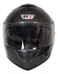 CASCO ABATIBLE R7 RACING ALFA DOBLE MICA DOT GRIS