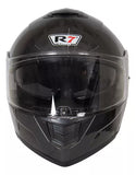 CASCO ABATIBLE R7 RACING ALFA DOBLE MICA DOT GRIS