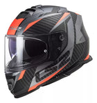 CASCO CERRADO LS2 STORM RACER NGO/NJA FLUO FF800