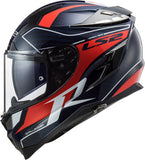 CASCO CERRADO LS2 CHALLENGER CT2 GRID AZL/ROJ FF327