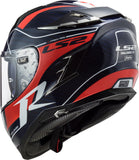 CASCO CERRADO LS2 CHALLENGER CT2 GRID AZL/ROJ FF327
