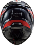 CASCO CERRADO LS2 CHALLENGER CT2 GRID AZL/ROJ FF327