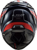 CASCO CERRADO LS2 CHALLENGER CT2 GRID AZL/ROJ FF327