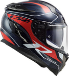 CASCO CERRADO LS2 CHALLENGER CT2 GRID AZL/ROJ FF327