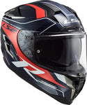 CASCO CERRADO LS2 CHALLENGER CT2 GRID AZL/ROJ FF327