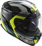 CASCO CERRADO LS2 CHALLENGER CT2 THORN GRS/AMA FLUO FF327