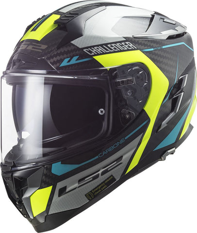 CASCO CERRADO LS2 CHALLENGER CT2 THORN GRS/AMA FLUO FF327