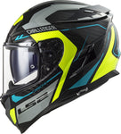 CASCO CERRADO LS2 CHALLENGER CT2 THORN GRS/AMA FLUO FF327