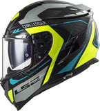 CASCO CERRADO LS2 CHALLENGER CT2 THORN GRS/AMA FLUO FF327