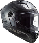 CASCO CERRADO LS2 THUNDER C SOLID CARBON FF805