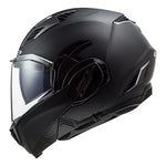CASCO ABATIBLE LS2 VALIANT II SOLID NGO/MATE FF900